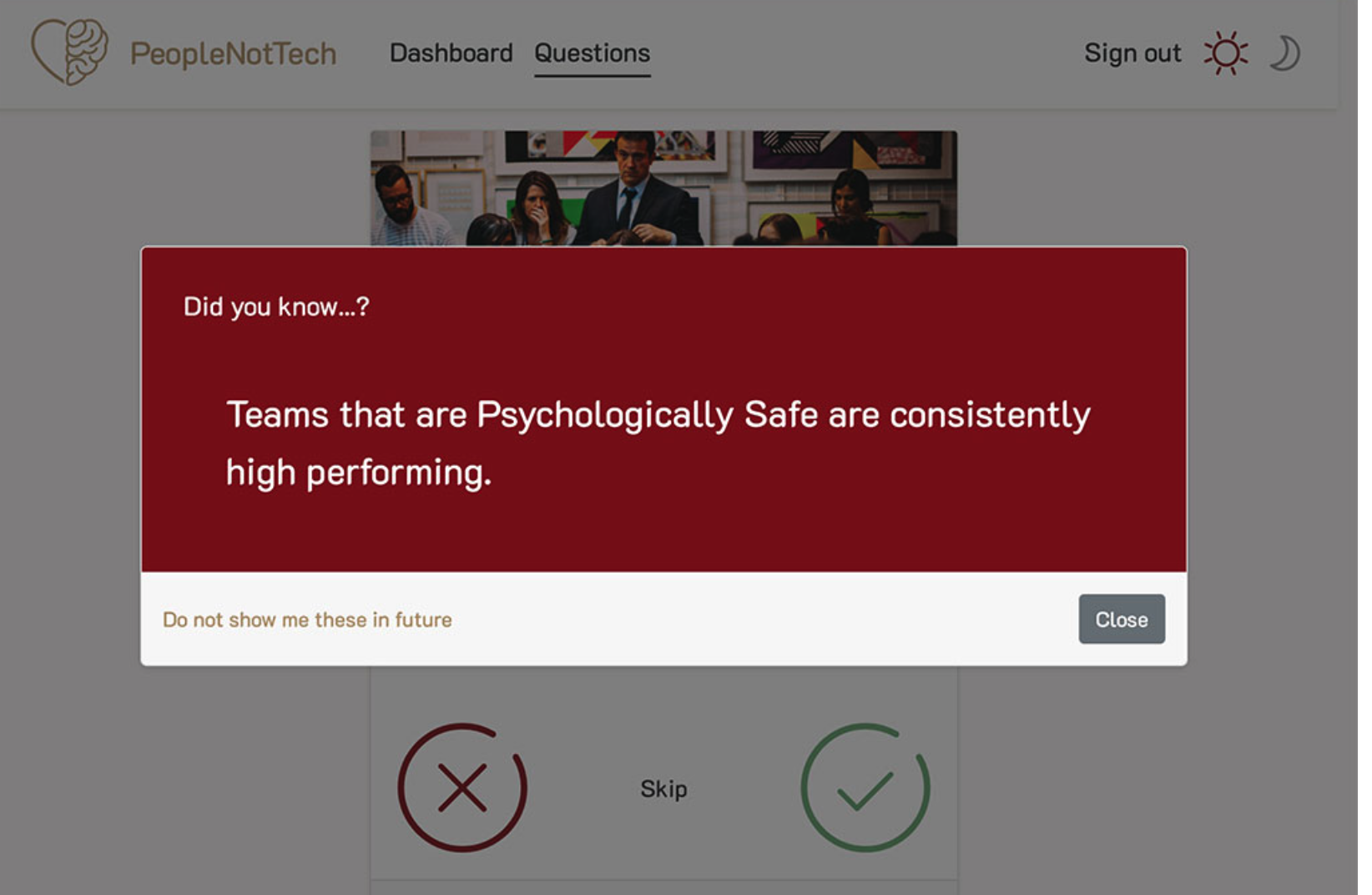 Educational splash screen