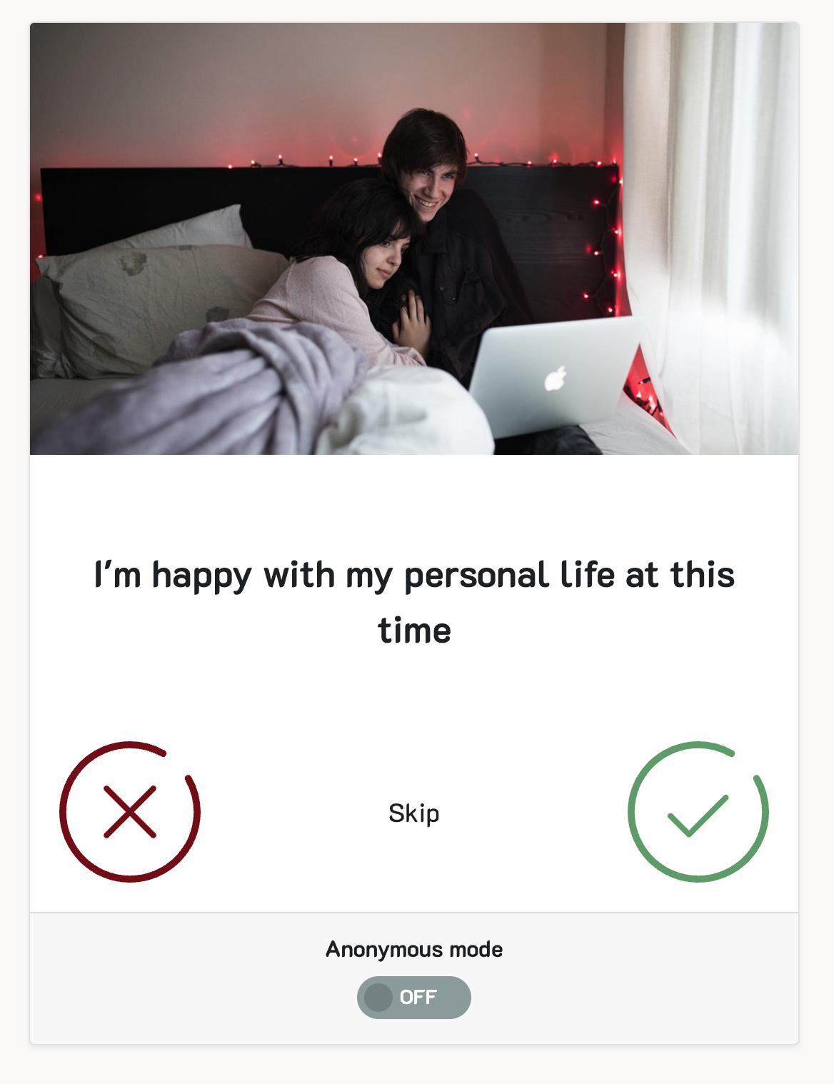 Question with anonymous mode off