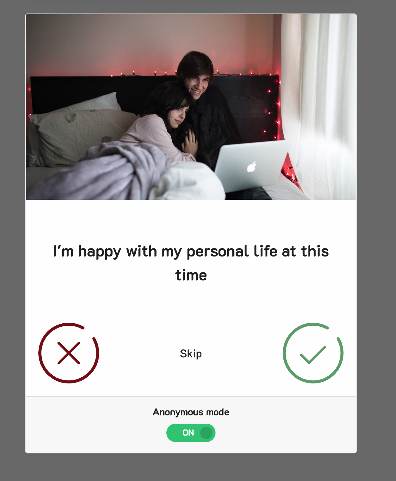 Question with anonymous mode on